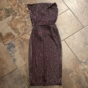Kimcine dress Black and Purple Sparkle
